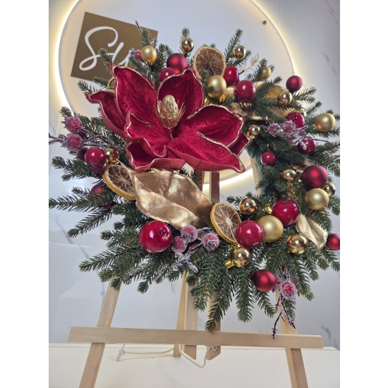 Wianek świąteczny LED 207