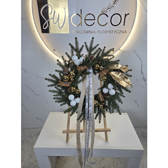 Wianek świąteczny LED 212