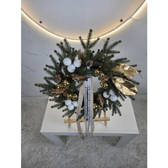 Wianek świąteczny LED 212