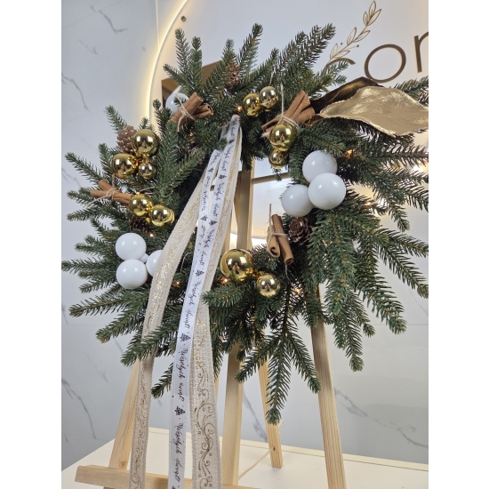 Wianek świąteczny LED 212