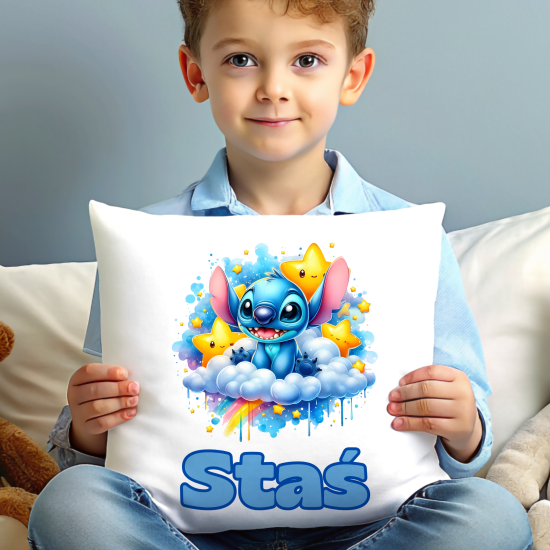 Zestaw poduszka + kubek Stitch